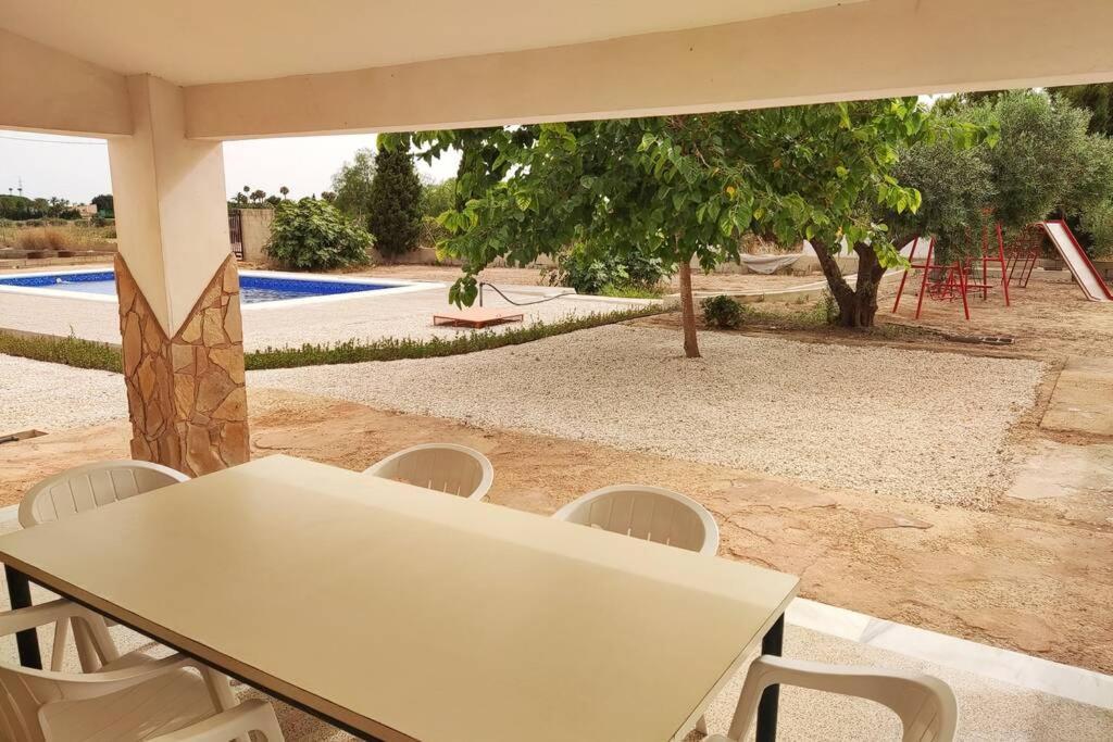 Villa Rustica Privada Con Gran Chalet Y Piscina Elche Eksteriør billede